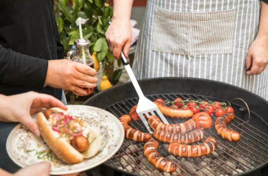 138 procent upp för grillad korv rekord