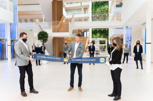 Lidl har invigt nya svenska huvudkontoret