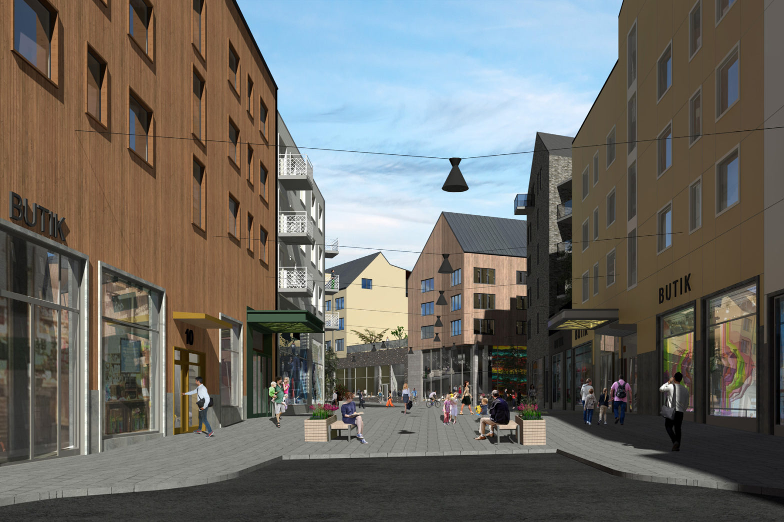 Butikskedjor öppnar i nya Kiruna centrum