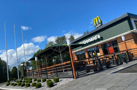 McDonald's har öppnat nytt i Örnsköldsvik