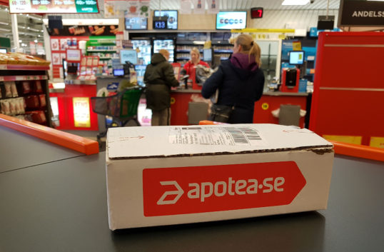E-handeln nu femtedel av apotekens totalsälj