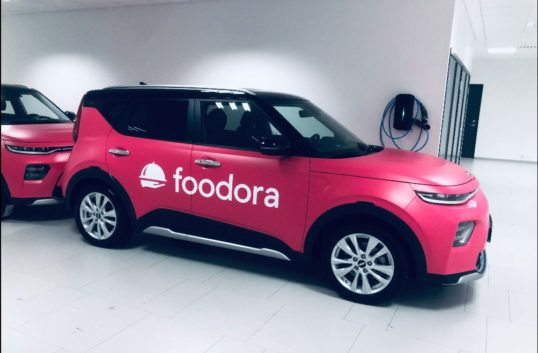 Foodora satsar stort med 100 nya elbilar