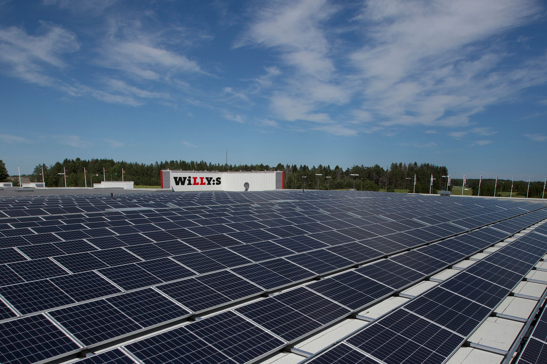 Solceller till tre nya Willys-butiker på gång