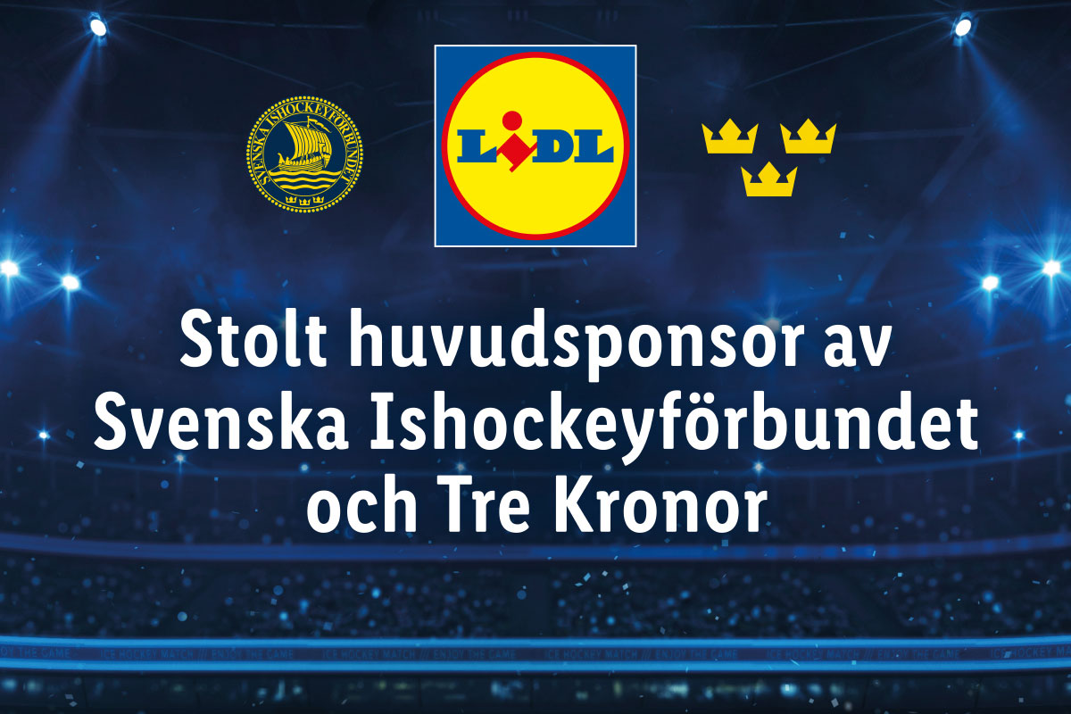 Nu ska Lidl sponsra svensk landslagshockey