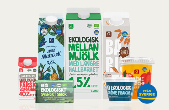 Garants mejerivaror nu helt svenskmärkta