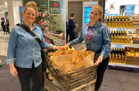 Nu har Kiviks musteri öppnat popup-butik