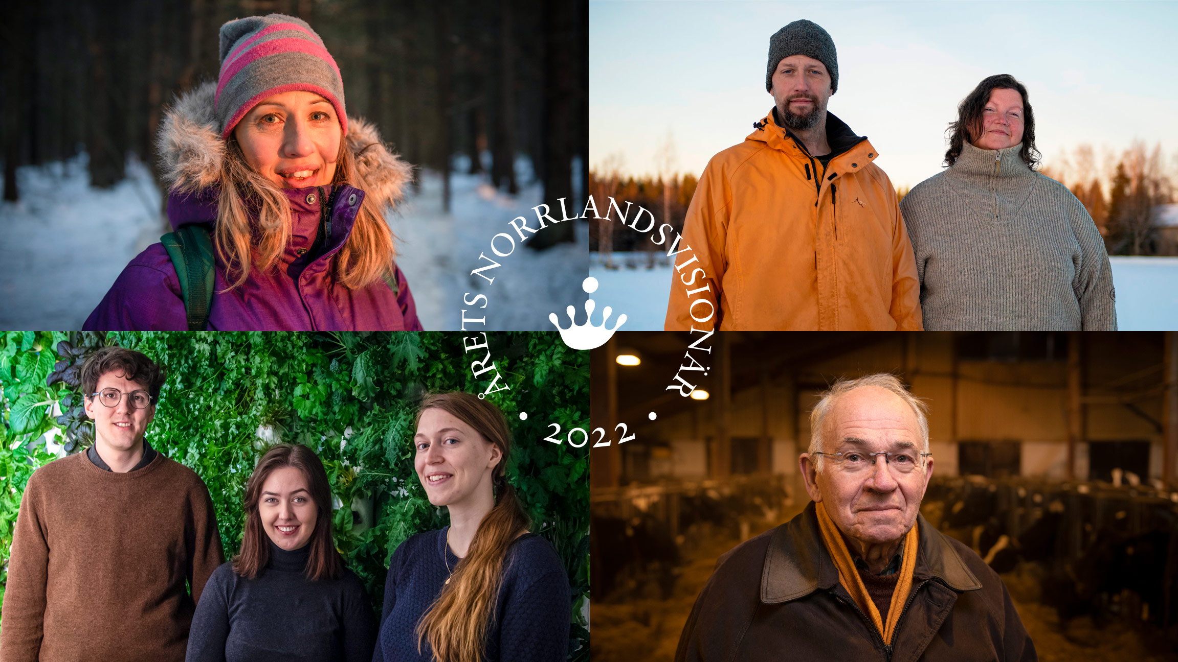 Norrmejerier presenterar nu de nominerade till titeln Årets Norrlandsvisionär 2022. Det handlar om fyra kandidater man nu kan lägga sin röst på.