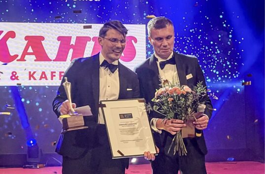 Emanuel Lindgren prisas som Årets Franchisetagare 2025 av Svenska Franchise Föreningen