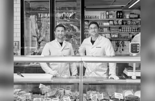 Köttkompaniets butik i nya Söderhallarna på Södermalm i Stockholm