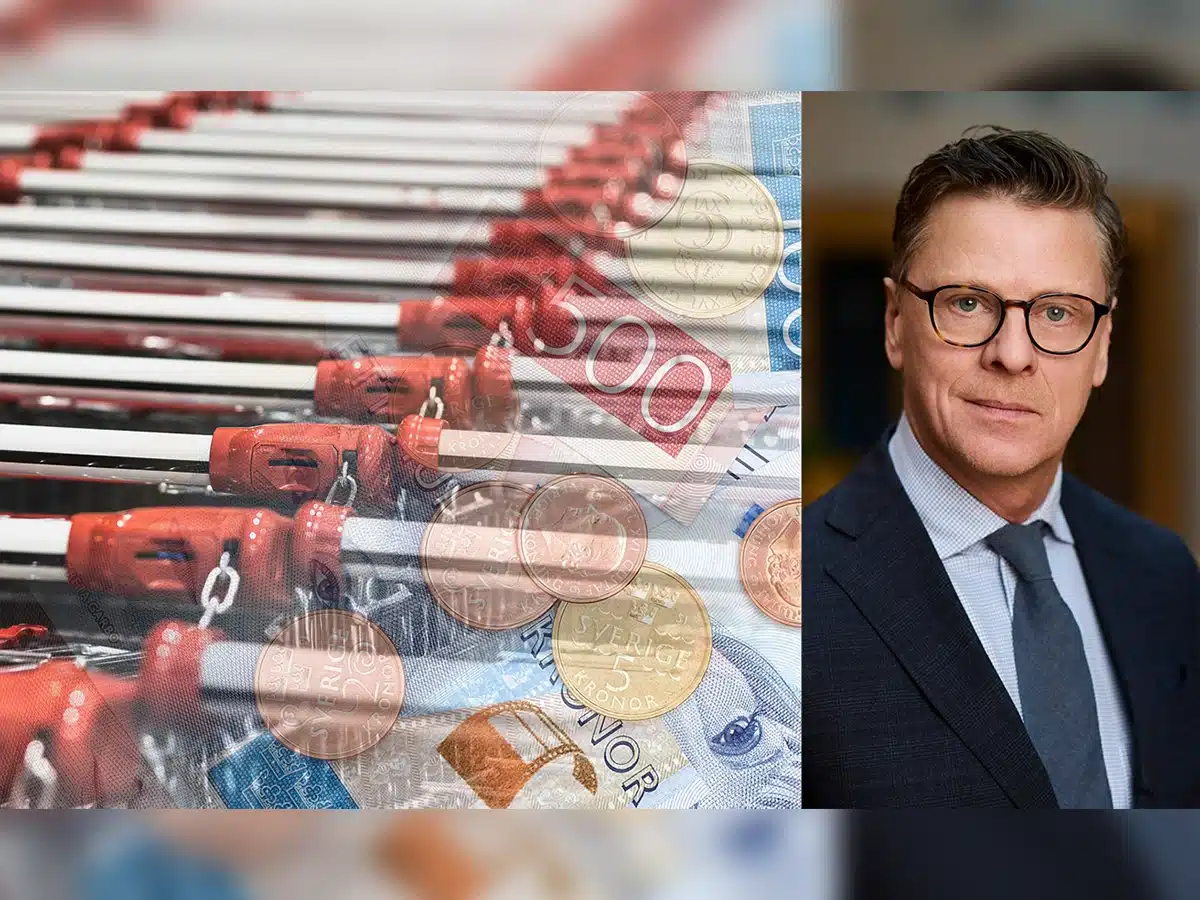Livsmedel i dagligvaruhandel när matpriserna sjunker